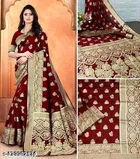 Soft Silk Zari Woven Saree for Women 