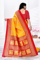 Cotton Silk Abstract Saree for Women 