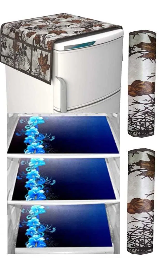 Refrigerator Covers (Brown) (A-72)