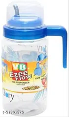 Plastic Oil Dispenser Bottle (Blue, 1000 ml)