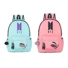 Combo of BTS Printed PU Backpacks for Women & Girls 