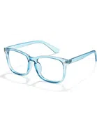 Eye Strain Reducing Computer Glass for Men & Women (Light Blue)