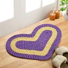 Polypropylene PP Doormat, Purple, Pack of 2 