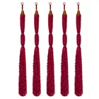 Handmade Unique Feather Wool Tassels with Bell Plastic 