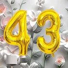 Foil Balloon for Birthday Celebration, No. 43 