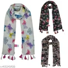 Poly Chiffon Printed Scarves for Women 
