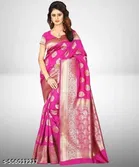 Banarasi Silk Zari Woven Saree for Women 