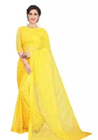 Net Floral Saree for Women 