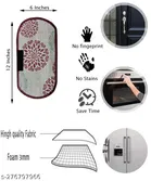 KANUSHI Industries® 1Pc Fridge Cover for Top with 6 Utility Pockets + 2 Fridge Handle Cover 
