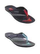 Flipflops for Men, Pack of 2, Multicolor 