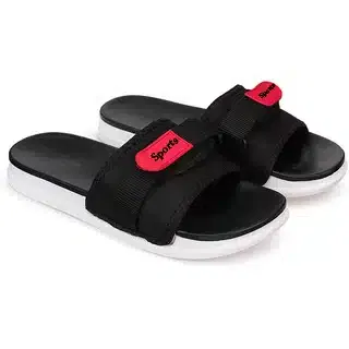 Bersache Kids Casual Flip Flops (Black, 1) (VKI-63)