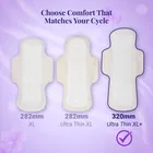 Niine Dry Comfort Ultra Thin  XL+, 30 Pads with Free Biodegradable bags