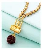 BHARDWAJ RETAILS Generic - Wood Pooja Mala, Pack of 1 (Assorted) (BR62)