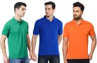 Polo Solid T-shirts for Men, Pack of 3 
