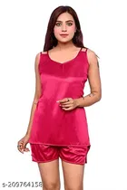 Satin Nightdress Set for Women 