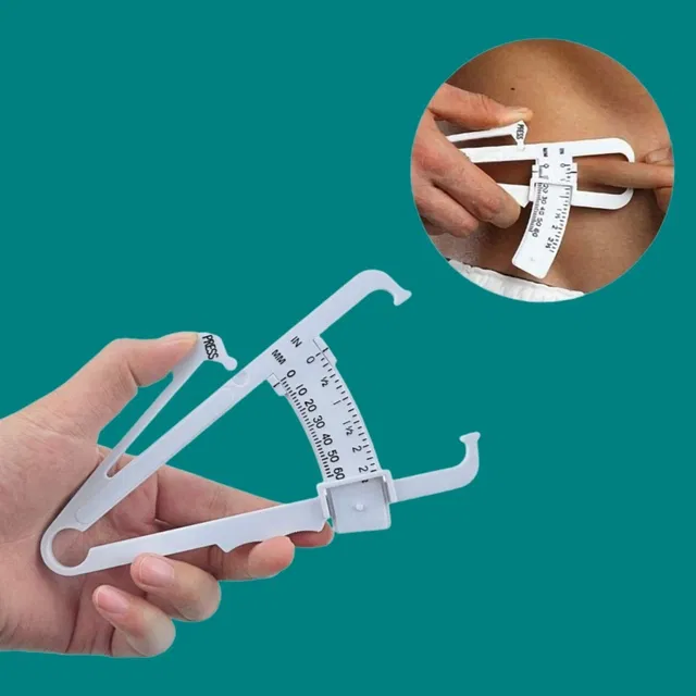 Lightweight Eco-Friendly Body Fat Measuring Caliper (Multicolor, Pack of 1)