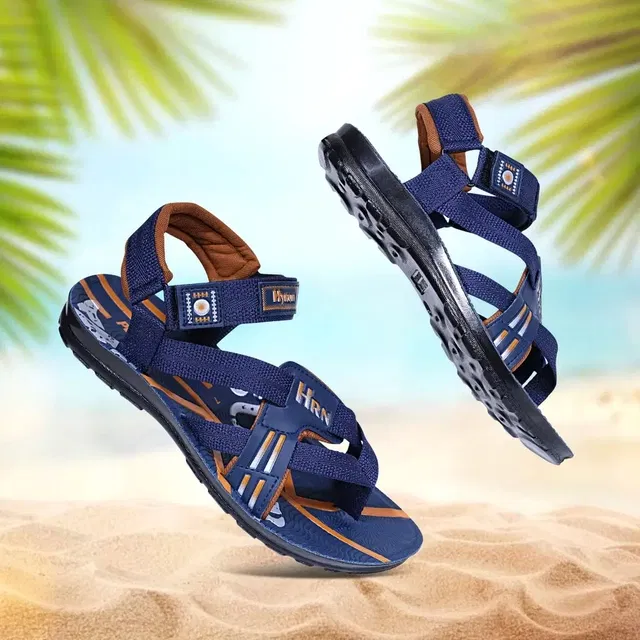 Synthetic Casual Sandals for Men (Blue, 9)
