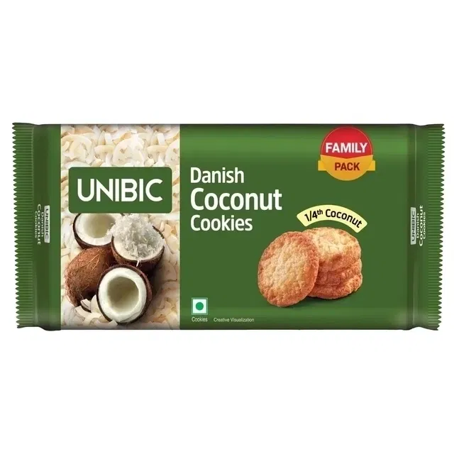 यूनिबिक डेनिश नारियल कुकीज़ 270 g