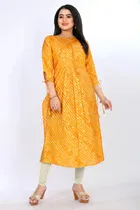 A-Line Crepe Kurti for Women 