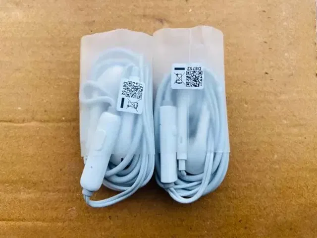 Wired in-Ear Earphone (White, Pack of 2)