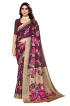 Art Silk Printed Saree for Women 