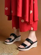 Solid Heel Sandals for Women 
