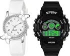 Analog Watch for Women & Girls (Multicolor, Pack of 2)