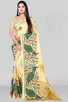 Crepe Printed Saree for Women 