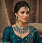 Mehandi Finish Neckalce Set for Women 