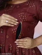 Printed Maternity Kurti for Women 