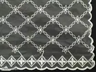 Floral Embroidered Net Dupatta for Women 