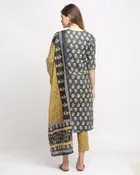 Cotton Cambric Printed Kurta Set for Women 