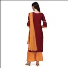 Women Cotton Rayon Embroidered Kurta And Sharara Set 