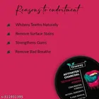 Oneway Happiness Activated Charcoal Teeth Whitening Powder 
