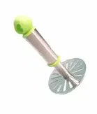 Pallavi Trading Stainless Steel Potato Vegetable Pav Bhaji Masher, Multicolour