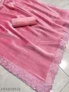 JImmy Choo Saree for Women, Pink 