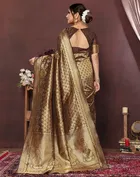 Banarasi Silk Zari Woven Saree for Women 