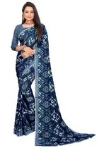 Georgette Printed Saree for Women 