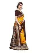 Art Silk Printed Saree for Women 