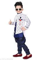 Cotton Blend Sherwani for Boys 