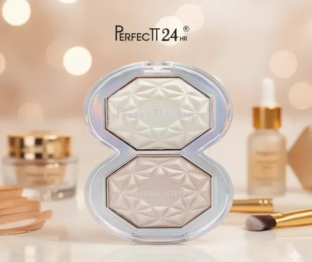 Perfectt 24 Dual Shade Highlighter Makeup Palette ( Pack of 1)