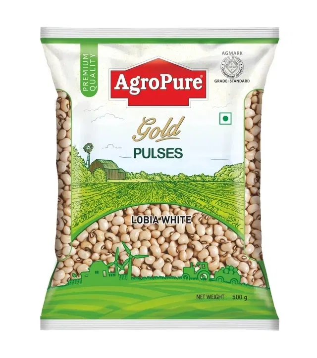 एग्रोप्योर लोबिआ सफ़ेद दाल 500 g