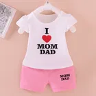 Cotton Blend Printed Clothings Set for Girls,  