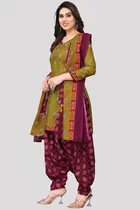 Cotton Unstitched Salwar Suit 