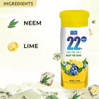 वी-जॉन 22 डिग्री कूलिंग टैल्क बीट द हीट नीम एंड लाइम, 300 g