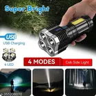 Rechargeable LED Torch (Black)