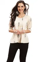 Cotton Printed Top for Women 