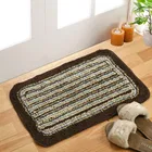 Microfiber Doormat, Brown, Pack of 2 