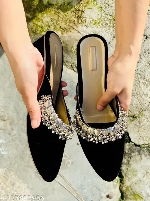 Altek Women Stylish Heels (Black , IND - 6)