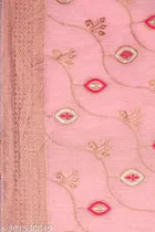 Cotton Linen Zari Woven Saree for Women 